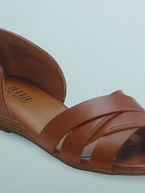 a.n.a Women's Patton Wedge Sandals Size 9.5